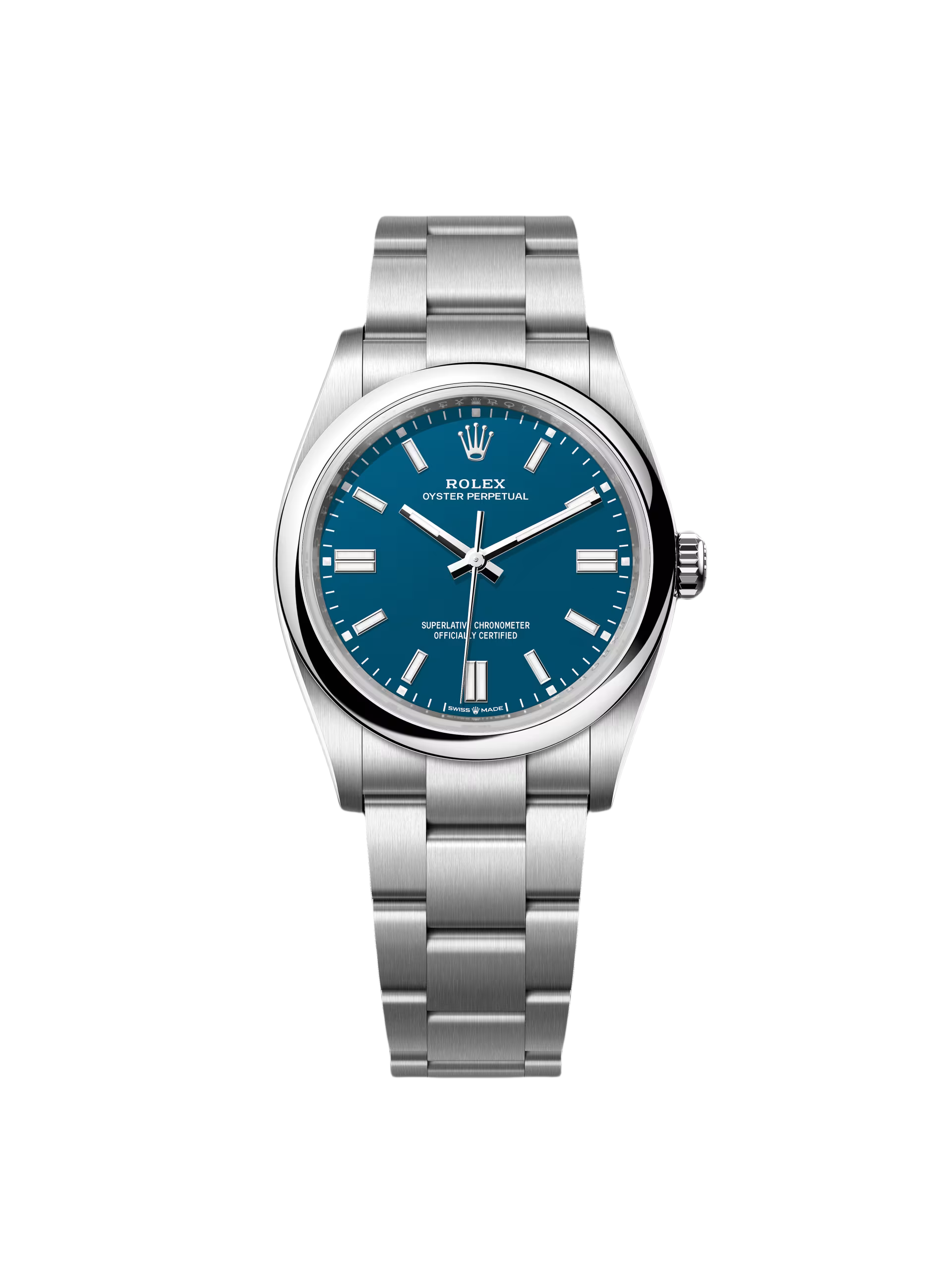 F5ED03DA-25C0-21B6-E302-7A505B9E32D3.png Rolex Oyster Perpetual 36mm 126000-0015 Blue Dial Stainless Steel Oyster Bracelet - Image 1