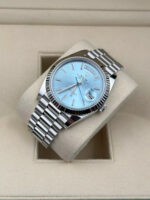 Rolex  Day-Date President 40mm Platinum Ice Blue Index Dial - 228236 - Image 4