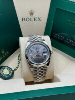 Rolex  Datejust 41mm 126334 Slate Roman Jubilee Stainless Steel Mens Watch - Image 7