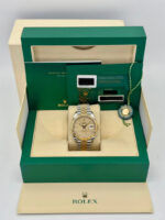 Rolex  Datejust 41mm Swiss Replica Watch | Two Tone Jubilee Bracele Champagne Fluted Dial Ref 126333 - Image 10