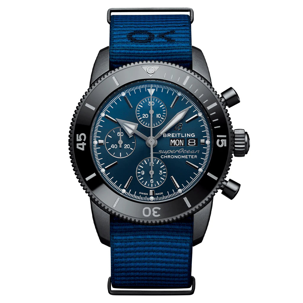 F6748992-0C2E-0501-50FF-CC4C2C58B322.jpg Superocean Heritage Chronograph 44 Outerknown M133132A1C1W1 - Image 1