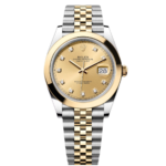 Rolex Datejust 41mm 126303 Champagne Diamond Jubilee Steel and Yellow Gold Mens Watch