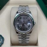 Rolex  Datejust 36mm 126200 Oyster Perpetual Wimbledon Dial Jubilee Stainless Steel - Image 3