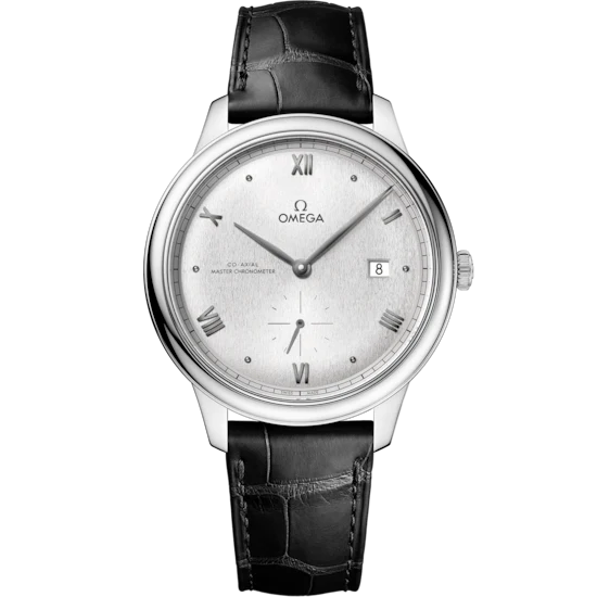 F6CA2789-AC50-3BFB-CCCD-596A9FE09AE7.png Omega De Ville Prestige 41 mm Silver Dial Stainless Steel Strap 434.13.41.20.02.001 - Image 1