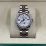 Rolex Datejust m278381-0031/0032 Silver Floral Motif Diamond Dial Diamond-Set Bezel 31mm - Image 12