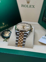 Rolex  Datejust 36mm 126233 Champagne Fluted Motif Diamond Dial Jubilee Bracelet - Image 6
