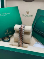 Rolex Datejust m278381-0025/0026 Mother-of-Pearl Diamond 31mm Dial Diamond-Set Bezel and Oyster Bracelet Watch - Image 14