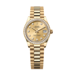 Rolex Datejust m278288RBR-0005 Champagne 31mm Dial President Bracelet Watch
