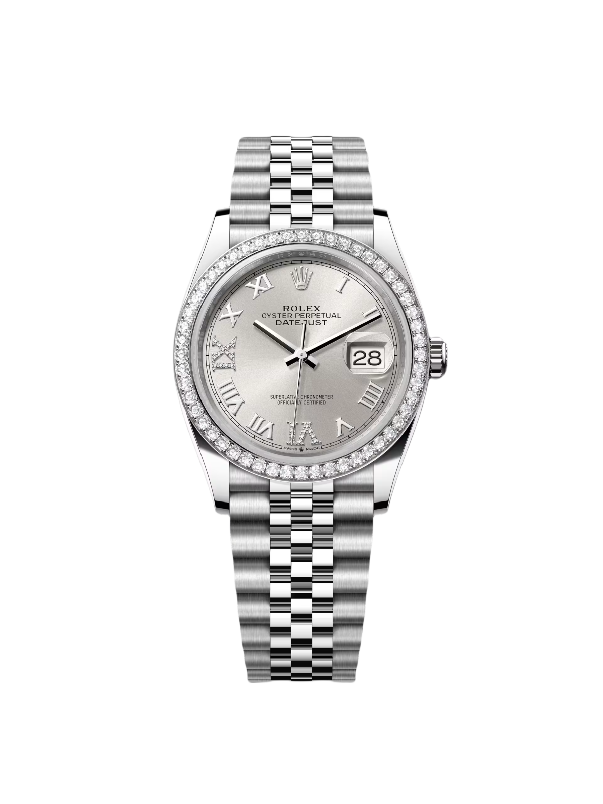 F7D3C9D1-95CA-0D1A-BBEC-FB704FE68BE8.png Rolex Datejust 36mm 126284 Silver Dial Jubilee Bracelet - Image 1