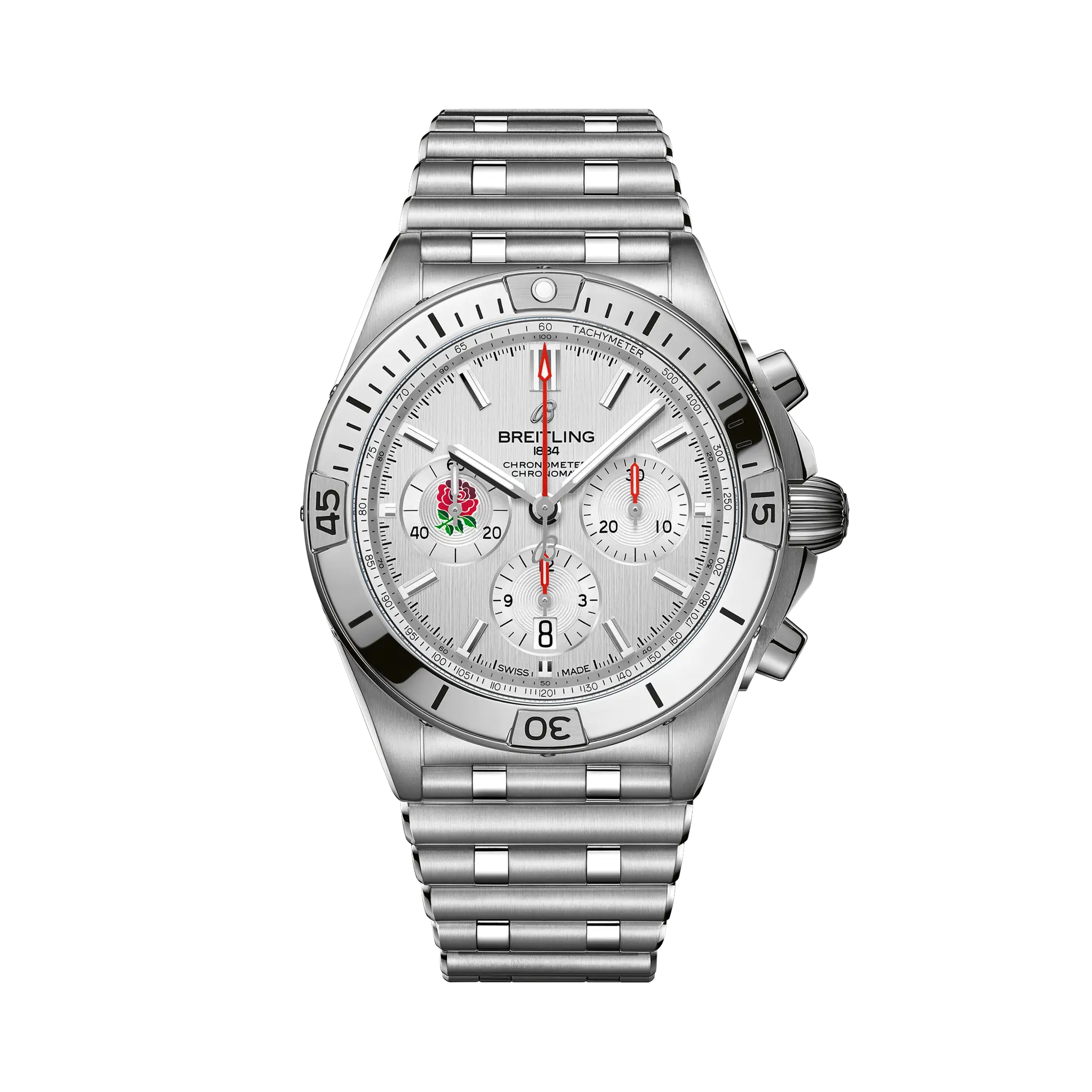 F7EE06AB-07C8-2EA6-5EFC-D5C3AAFE59E5.png Breitling Chronomat B01 42 Six Nations England AB0134A71A1A1 - Image 1