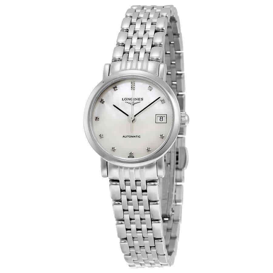 F7F5B843-DDD9-6BD6-64E9-C9078E13DC85.jpg Longines Women's L43094876 Elegant Stainless Steel Watch - Image 1