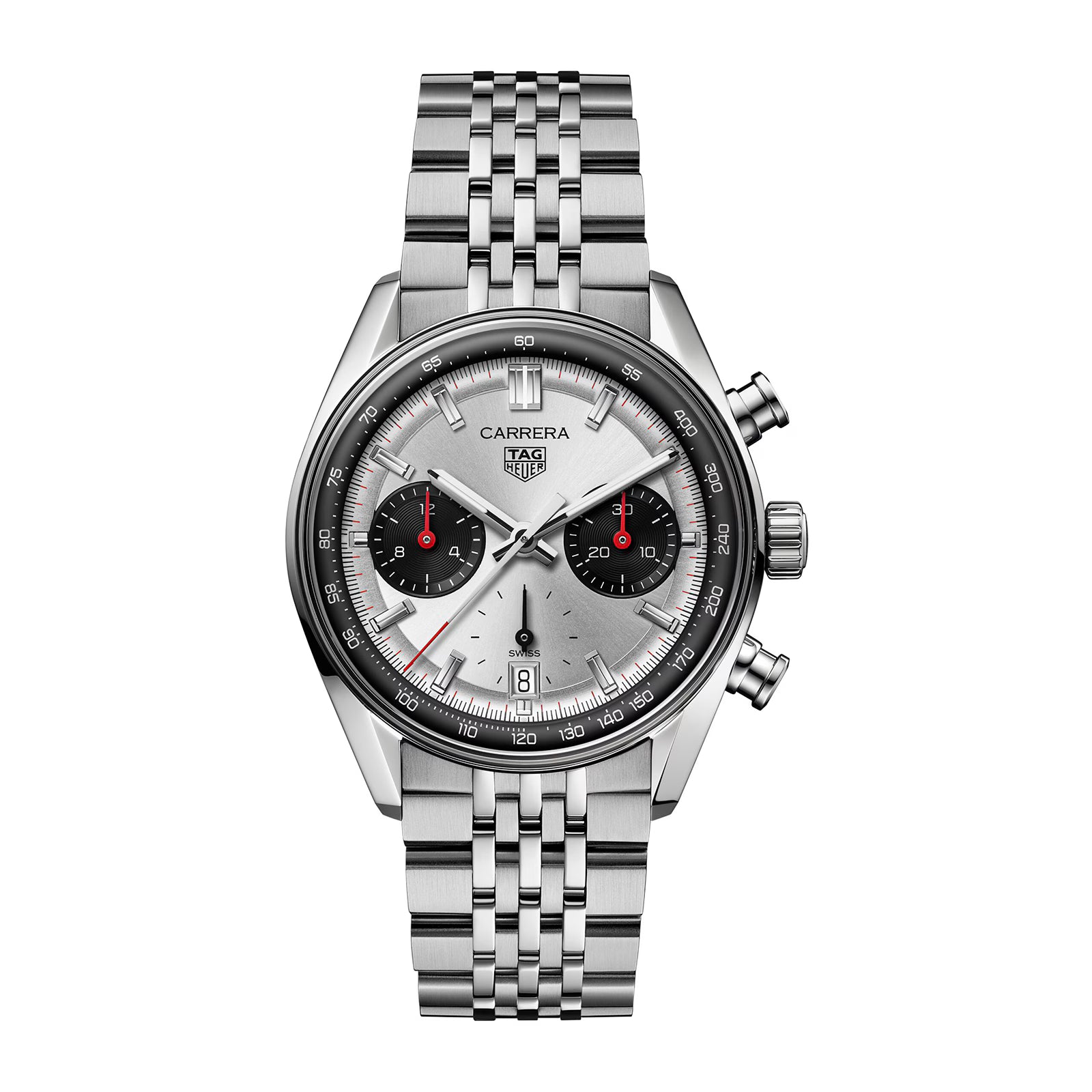 F8551B43-42E1-E62C-6203-CE557201E644.avif TAG Heuer Carrera Chronograph 39mm Mens Watch Silver CBS2216.BA0048 - Image 1