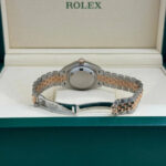 Rolex Lady-Datejust 28mm  279161 Chocolate Roman Dial, Two Tone Stainless Steel & 18K Rose Gold Oyster Bracelet Women's Watch - Image 9