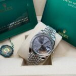 Rolex  Datejust 41mm 126334 Slate Diamond Jubilee Stainless Steel - Image 8