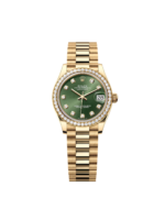 Rolex Datejust m278288RBR-0007 Olive Green 31mm Dial President Bracelet Watch