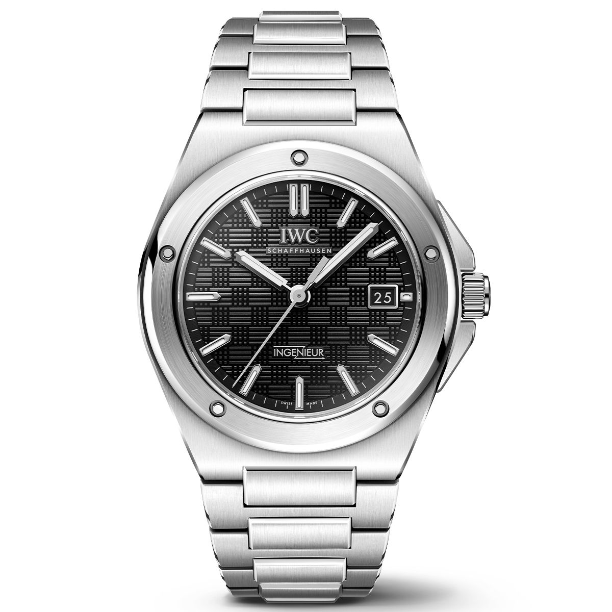 F94B9B7B-6D30-AA02-739C-9A7B8A0B2611.jpg IWC Ingenieur 40mm Black Dial Steel Mens Watch IW328901 - Image 1