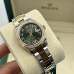 Rolex Datejust m278383RBR-0015/0016 31mm Olive Green Dial Oyster Bracelet - Image 6