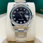 Rolex  Datejust 36mm 126234 Black Diamond Dial Stainless Steel Oyster Mens Watch - Image 7