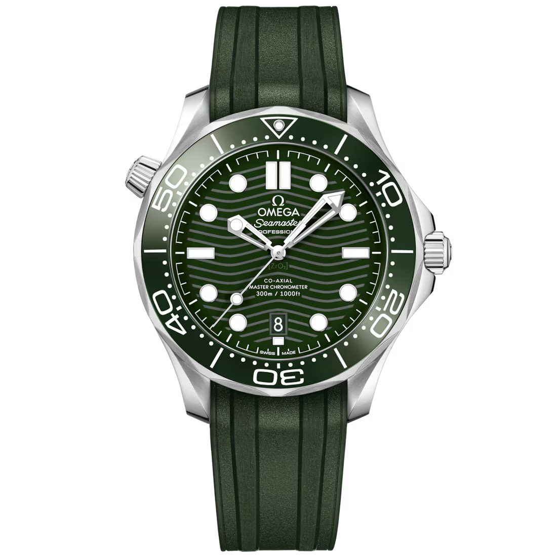 FA868560-7420-3AC9-0689-AD5FB4CB206B.avif Omega Seamaster Diver 300M 42mm Green Dial Stainless Steel Strap 210.32.42.20.10.001 - Image 1