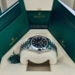 Rolex Datejust 41mm 126300 Black Index Oyster 41mm Stainless Steel Watch - Image 6