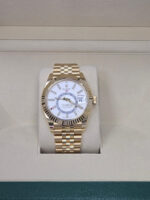 Rolex  Sky-Dweller 42mm 336938-0006 Yellow Gold White Dial Jubilee - Image 2