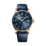 Audemars Piguet Code 11.59 Selfwinding 38mm Pink Rose Gold Blue Dial Leather Strap - 77410OR.OO.A342CR.01