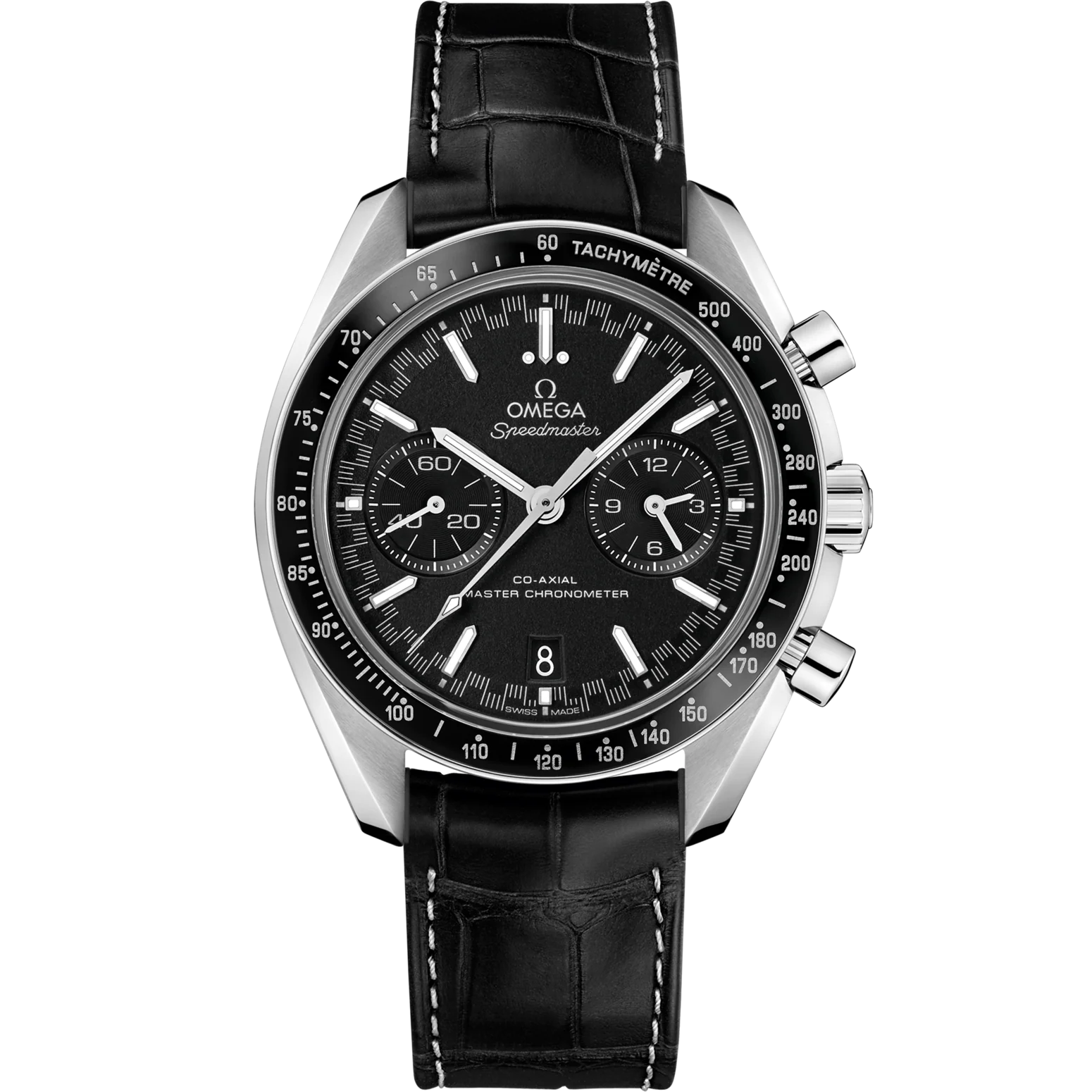 FB143393-5291-ED27-4B30-0AB97594609D.png Omega Speedmaster Super Racing Black Dial 44.25mm Stainless Steel Strap 329.33.44.51.01.001 - Image 1
