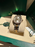 Rolex Lady-Datejust 28mm 279383RBR Silver Roman Dial Yellow Rolesor Oyster Bracelet - Image 4