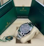 Rolex Datejust 41mm 126300 Slate Roman Oyster Stainless Steel Watch - Image 5
