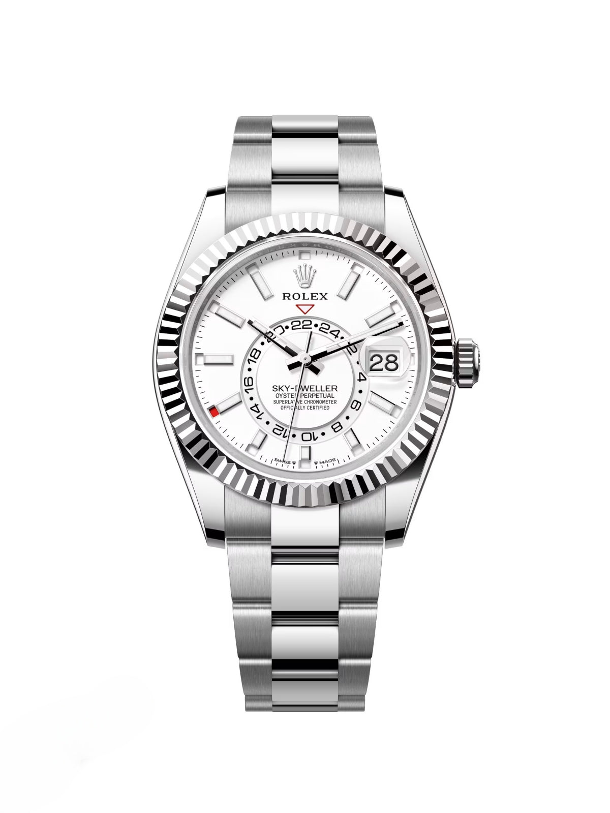 FB7E0331-FE86-842C-3191-89D6F2440497.jpg Rolex Sky-Dweller 42mm 336934-0003 Stainless Steel White Dial Oyster - Image 1