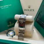 Rolex Datejust 41mm 126300 Blue Roman Oyster Stainless Steel Watch - Image 8