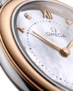 Omega De Ville Prestige 30 mm White Dial with Diamonds Stainless Steel and Sedna™ 18k Rose Gold Strap 434.23.30.60.55.001 - Image 4