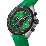 TAG Heuer Formula 1 Quartz Chronograph 200M 43mm Mens Watch Green Rubber CAZ101AP.FT8056 - Image 2