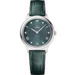Omega De Ville Prestige 30 mm Green Dial Stainless Steel Strap 434.13.30.60.60.001