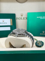 Rolex  Datejust 41mm 126334 Dark Rhodium Index Jubilee Stainless Steel - Image 9