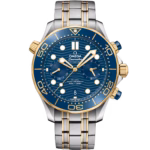 Omega Seamaster Diver 300M 44mm Blue Dial Stainless Steel and 18k Yellow Gold Bracelet 210.20.44.51.03.001