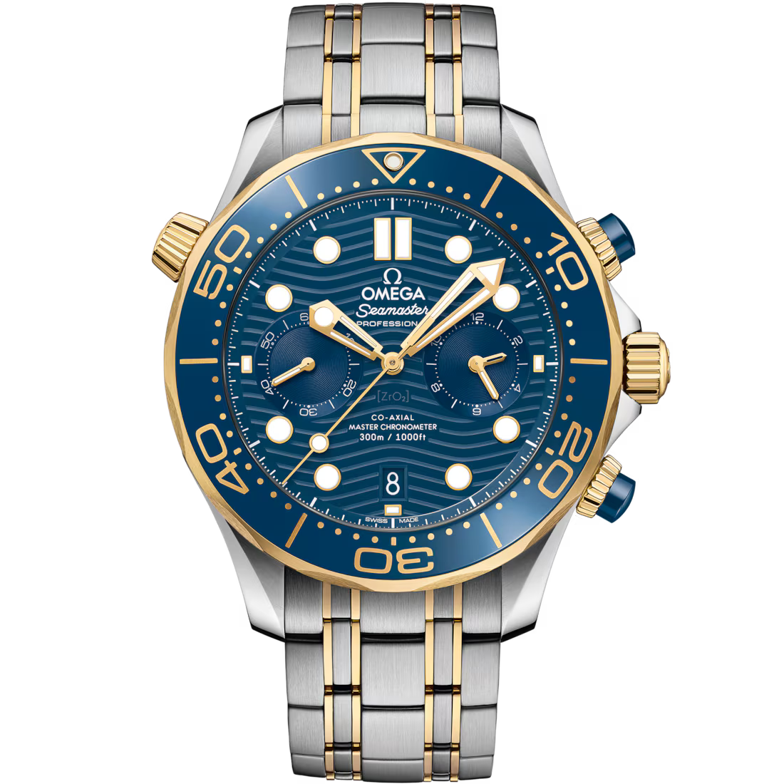 FCE8E91E-FAE0-7B24-59DF-53049B31A01B.avif Omega Seamaster Diver 300M 44mm Blue Dial Stainless Steel and 18k Yellow Gold Bracelet 210.20.44.51.03.001 - Image 1