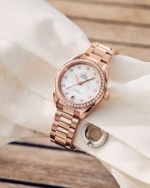 Omega Seamaster Aqua Terra 150M 34 mm White Dial with Diamonds Sedna™ 18k Rose Gold Bracelet 220.55.34.20.55.001 - Image 2