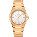 Omega Constellation 39mm Silver Dial 18k Yellow Gold Bracelet 131.50.39.20.02.002