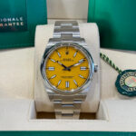 Rolex Oyster Perpetual 41mm 124300-0004 Yellow Dial - Image 2
