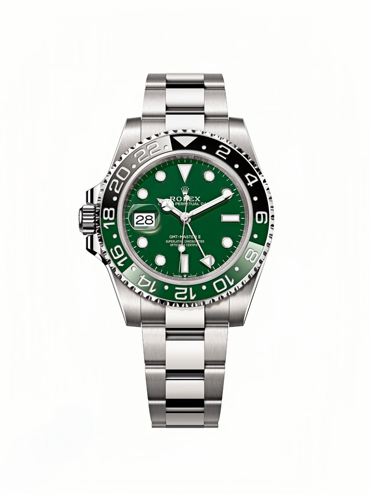 FF197665-1841-3C9F-6B7F-8C26C0B121A8.jpg Rolex GMT-Master II 40mm 126729VTNR-0001 Green Dial White Gold Oyster Bracelet - Image 1