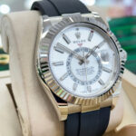 Rolex Sky-Dweller 42mm White Gold White Dial Oysterflex - 336239 - Image 3