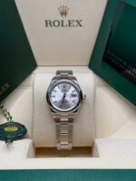Rolex Lady-Datejust 28mm  m279160 Oyster Perpetual Silver Dial Oyster Bracelet - Image 3