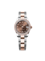 Rolex Datejust m278381-0005/0006 Chocolate Roman Diamond 31mm Dial Diamond-Set Bezel and Oyster Bracelet Watch - Image 2