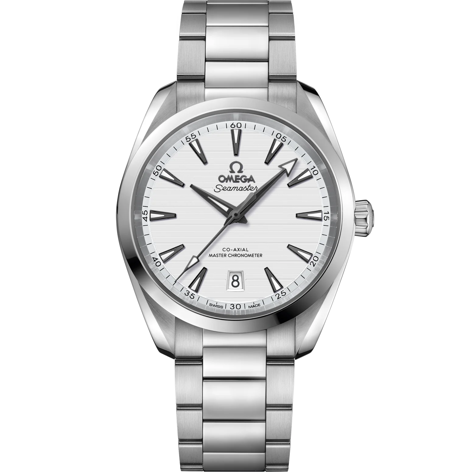 FFEED34B-5229-F3E4-CDEA-DFBBF468E9ED.png Omega Seamaster Aqua Terra 38mm Silver Dial Stainless Steel Bracelet 220.10.38.20.02.001 - Image 1
