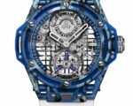 Hublot Big Bang Tourbillon Novak Djokovic GOAT Edition Blue Replica 44mm